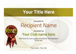 Volleyball Certificates - Use Awardbox Free templates